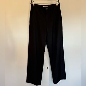 Uniqlo & JW ANDERSON Elegant Long Black Dress Pants